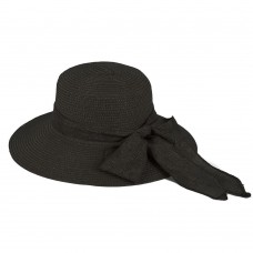 Pop Fashionwear Mujer&apos;s Straw Wide Brim Fancy Ribbon Floppy Hat  eb-20493965